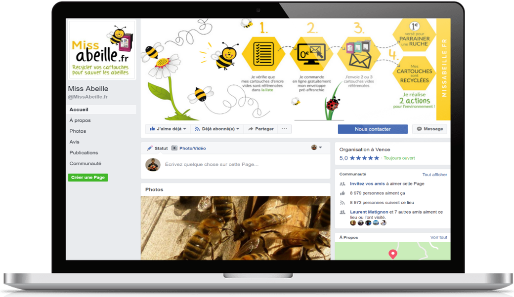 Miss abeille-Facebook